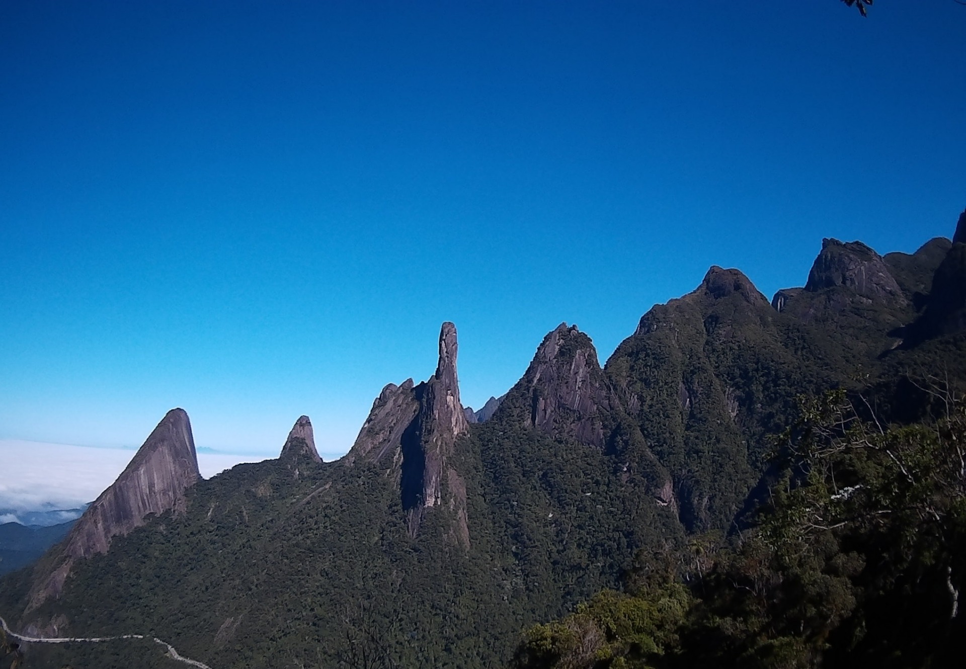 Vista do mirante da Trilha Cartão Postal