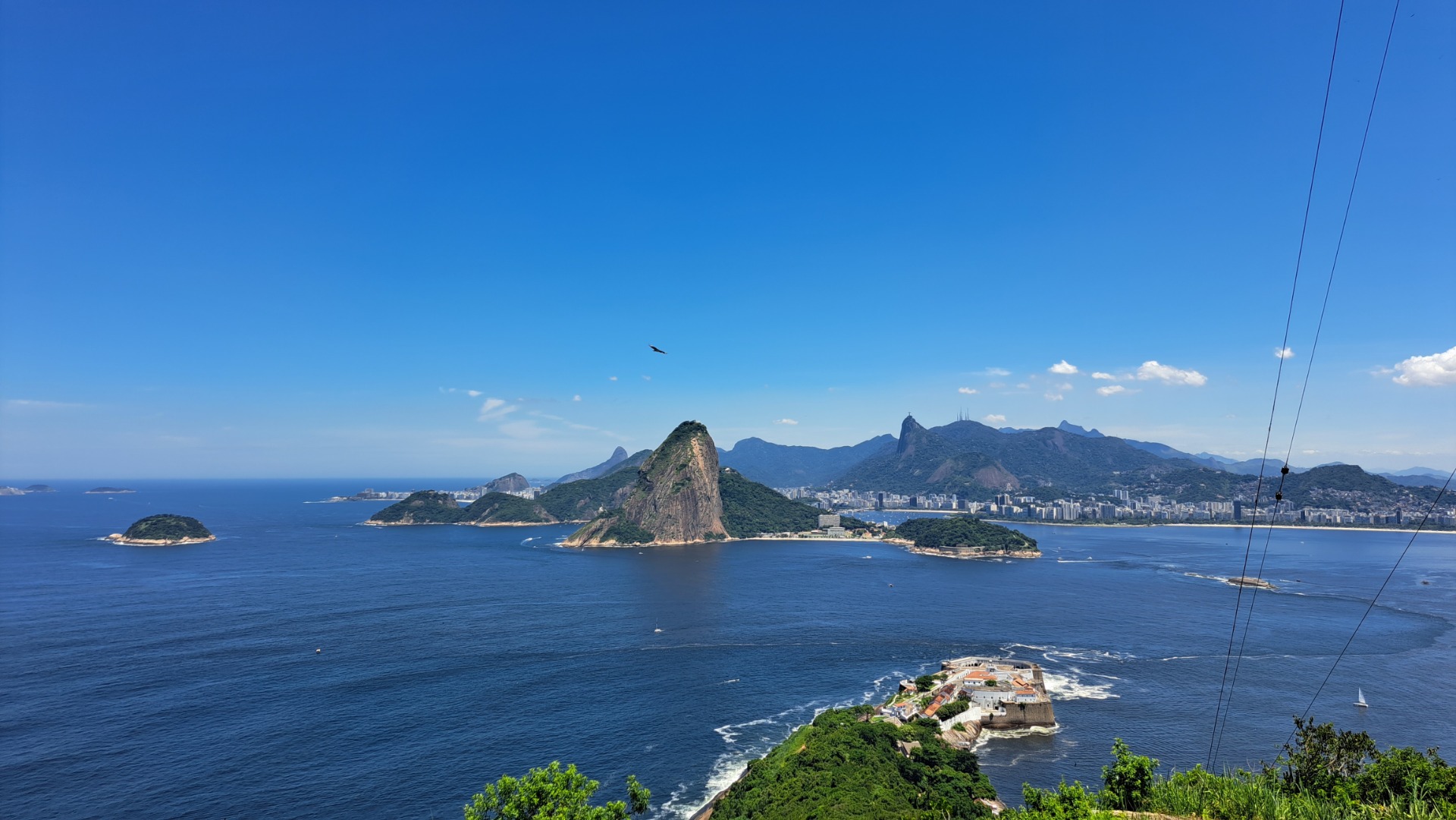 Vista do Forte do Pico